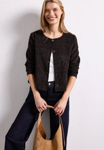 Load image into Gallery viewer, Street One Black Coffee Cardigan 325850
