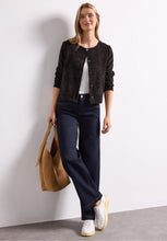 Load image into Gallery viewer, Street One Black Coffee Cardigan 325850
