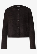 Load image into Gallery viewer, Street One Black Coffee Cardigan 325850

