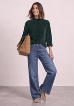 Load image into Gallery viewer, Street One Fluffy Green Jumper 326058
