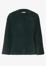 Load image into Gallery viewer, Street One Fluffy Green Jumper 326058
