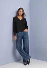 Load image into Gallery viewer, Street One Top With Lace 326061
