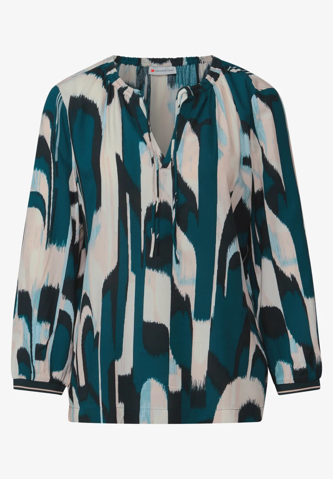 Street One tunic top with detail 345891 Colour- 36857