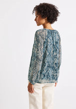 Load image into Gallery viewer, Street One Printed Chiffon Blouse 345892 Colour- 37020
