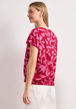 Load image into Gallery viewer, Street One Split Neck Floral Blouse 346634/37504
