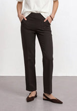 Load image into Gallery viewer, Street One Black Coffee Trousers 380880
