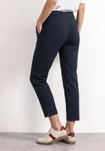 Load image into Gallery viewer, Street One Navy Slim Leg Trousers 381356/17915
