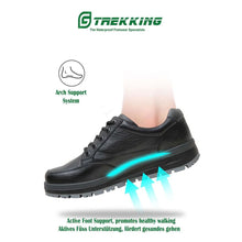 Load image into Gallery viewer, G Comfort R-1282 Black/Grey Laced shoes
