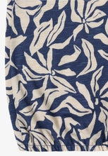 Load image into Gallery viewer, Cecil Flower Printed Navy and cream Tunic 324832
