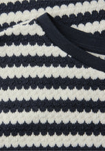 Load image into Gallery viewer, Street One navy/white top 324781/27502
