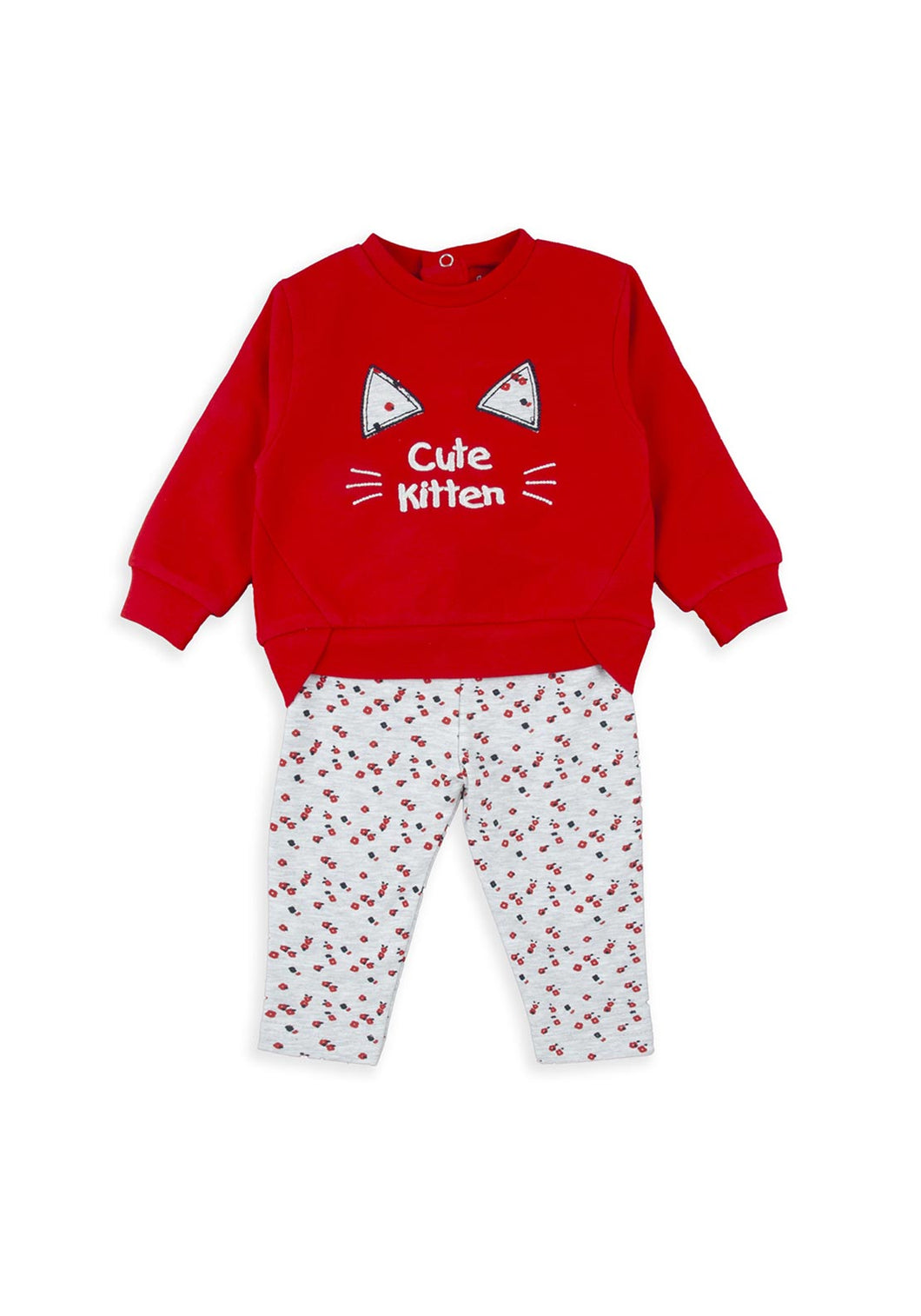 Babybol Baby Girl’s Two Piece Set 251001 Colour- Red