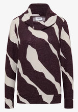 Load image into Gallery viewer, Cecil Mulberry Pattern Top 324156
