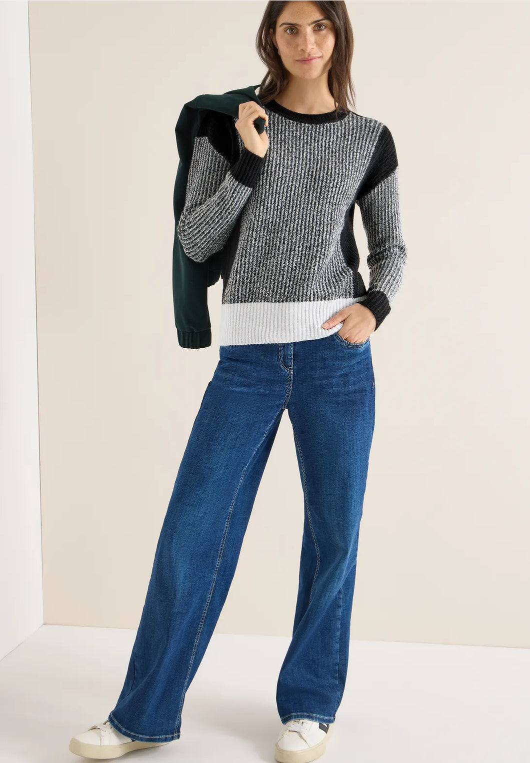 Cecil cosy round neck sweater 303632