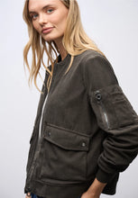 Load image into Gallery viewer, Street One Dark Brown Corduroy Jacket 212819
