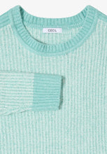 Load image into Gallery viewer, Cecil cosy Movieline sweater (Duckegg blue)
