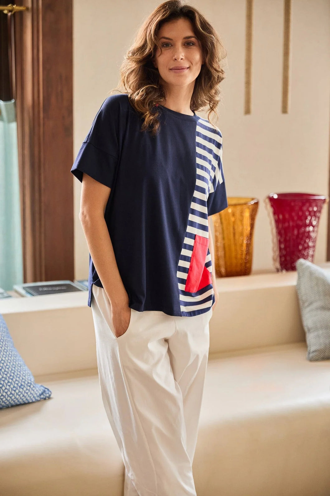 Peruzzi Stripe Top S25156