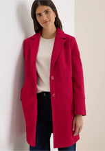 Load image into Gallery viewer, Cecil Ladies Beaujolais Red Coat 101274
