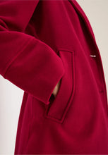 Load image into Gallery viewer, Cecil Ladies Beaujolais Red Coat 101274

