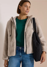 Load image into Gallery viewer, Cecil Beige Faux Fur Jacket 202272
