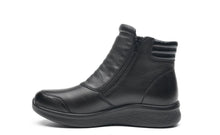Load image into Gallery viewer, G Comfort Black Leather Ankle Boot P-825S
