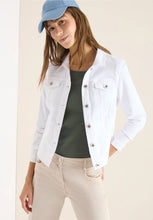 Load image into Gallery viewer, Cecil Ladies White Denim Jacket
