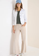 Load image into Gallery viewer, Cecil Ladies White Denim Jacket
