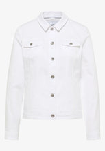 Load image into Gallery viewer, Cecil Ladies White Denim Jacket
