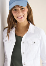 Load image into Gallery viewer, Cecil Ladies White Denim Jacket
