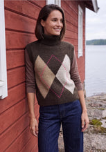 Load image into Gallery viewer, Cecil Sleeveless Knit With Argyle Pattern 304173
