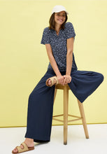 Load image into Gallery viewer, Cecil Print Tunic T-Shirt 323696 Colour- Urban Dark Blue
