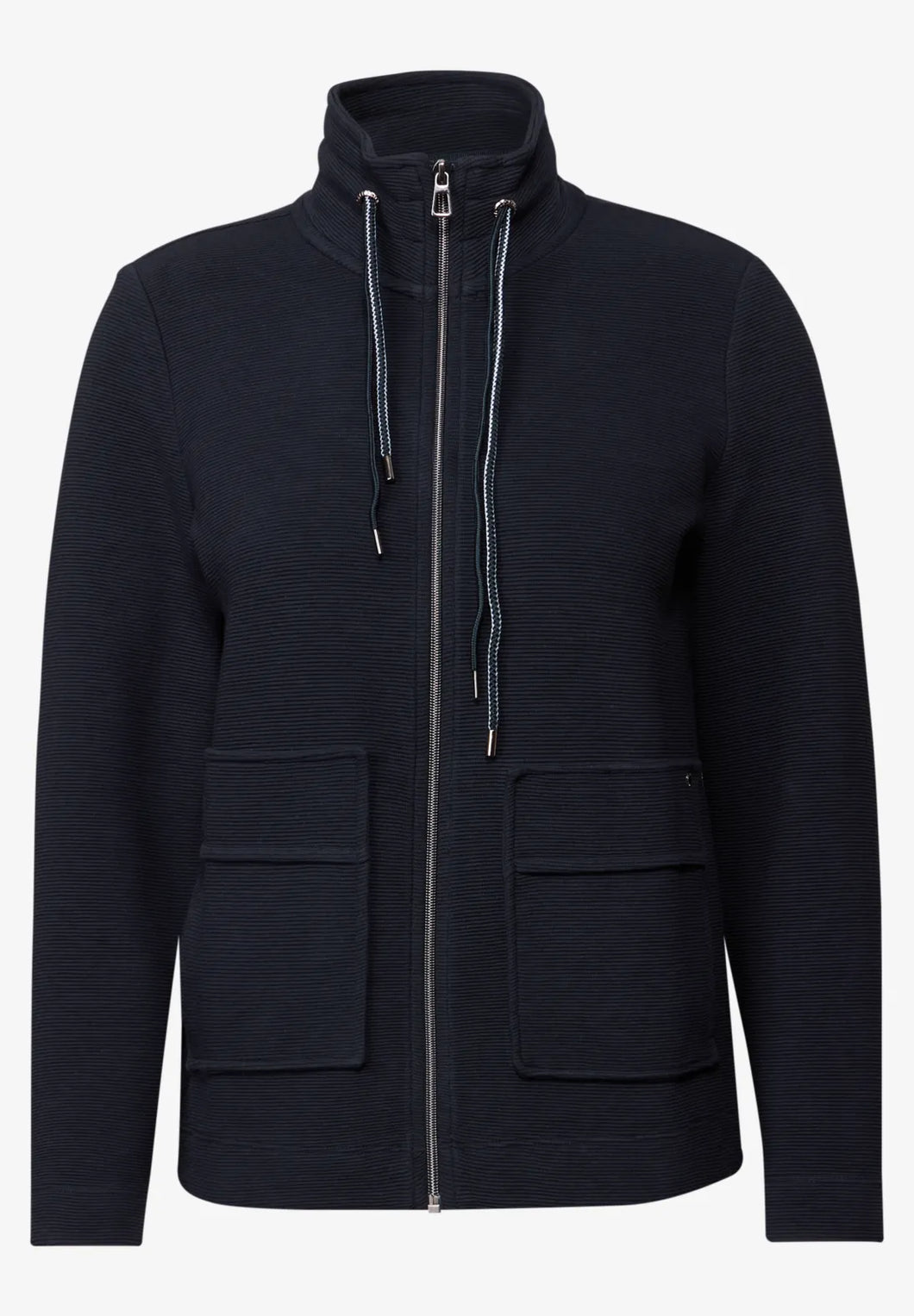 Cecil Ottoman Lightweight Jacket 323723  Colour- Urban Dark Blue