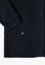 Load image into Gallery viewer, Cecil Soft Teddy Jacket 323890 Colour- Dark Bluejacket

