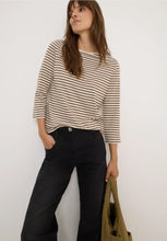 Load image into Gallery viewer, Cecil Striped Boatneck  Top 324053

