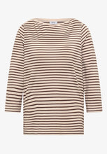 Load image into Gallery viewer, Cecil Striped Boatneck  Top 324053
