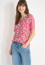 Load image into Gallery viewer, Cecil Floral Pink Printed Top 324832/27492

