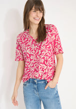 Load image into Gallery viewer, Cecil Floral Pink Printed Top 324832/27492

