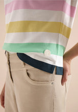 Load image into Gallery viewer, Cecil Multicoloured Stripe Top 325296

