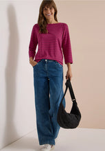 Load image into Gallery viewer, Cecil Striped Boatneck Top 325589
