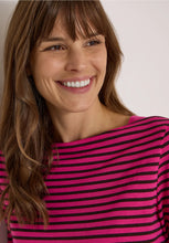 Load image into Gallery viewer, Cecil Striped Boatneck Top 325589

