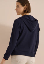 Load image into Gallery viewer, Cecil Long Sleeved Navy Hoodie 325643/16831
