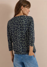 Load image into Gallery viewer, Cecil Split Neck Leopard Print Top 325693/27798
