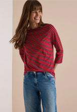 Load image into Gallery viewer, Cecil Red Striped Top 325873
