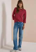 Load image into Gallery viewer, Cecil Red Striped Top 325873

