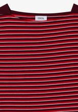 Load image into Gallery viewer, Cecil Red Striped Top 325873
