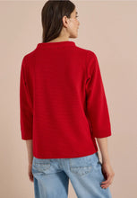 Load image into Gallery viewer, Cecil Red Long-Sleeve Top 325880
