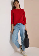 Load image into Gallery viewer, Cecil Red Long-Sleeve Top 325880

