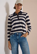Load image into Gallery viewer, Cecil Striped Polo Shirt 325892
