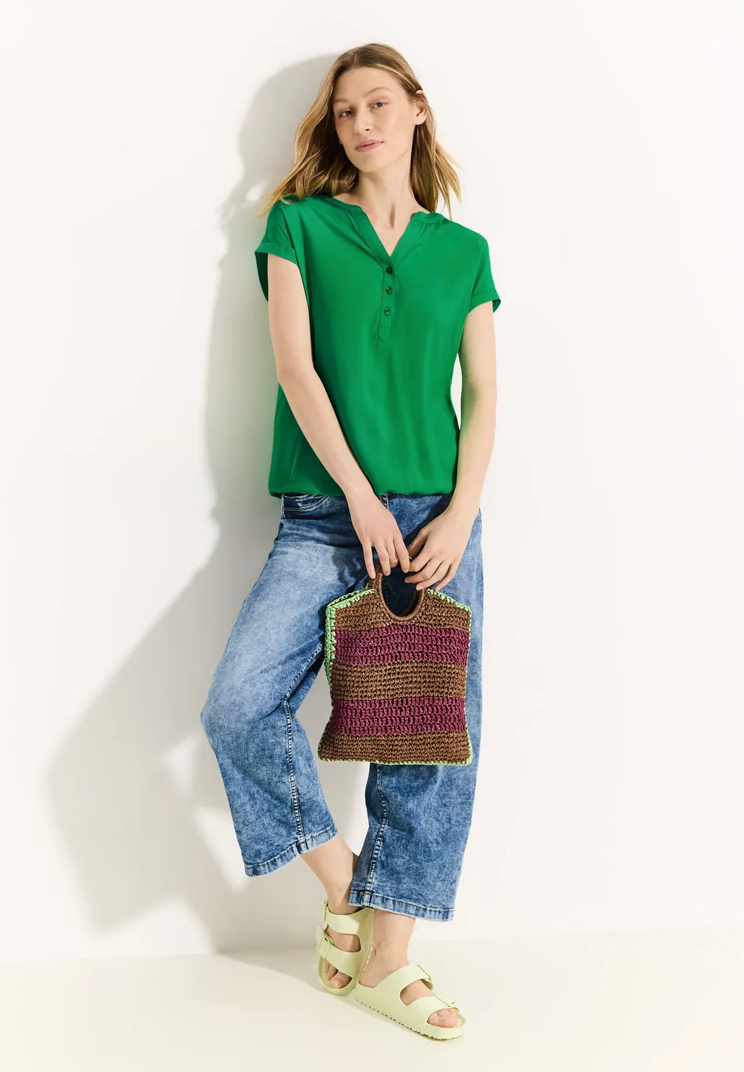 Cecil Viscose Blouse 344828 Colour- 15599