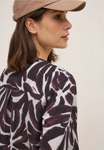 Load image into Gallery viewer, Cecil Patterned Tunic 345903 Colour- Mulberry Red
