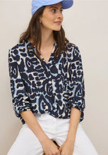 Load image into Gallery viewer, Cecil Patterned Blouse 345986 Colour- Urban Dark Blue
